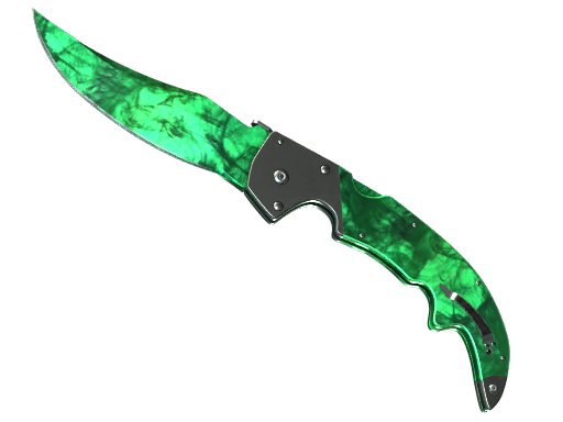 ★ StatTrak™ Falchion Knife | Gamma Doppler Emerald (Factory New)