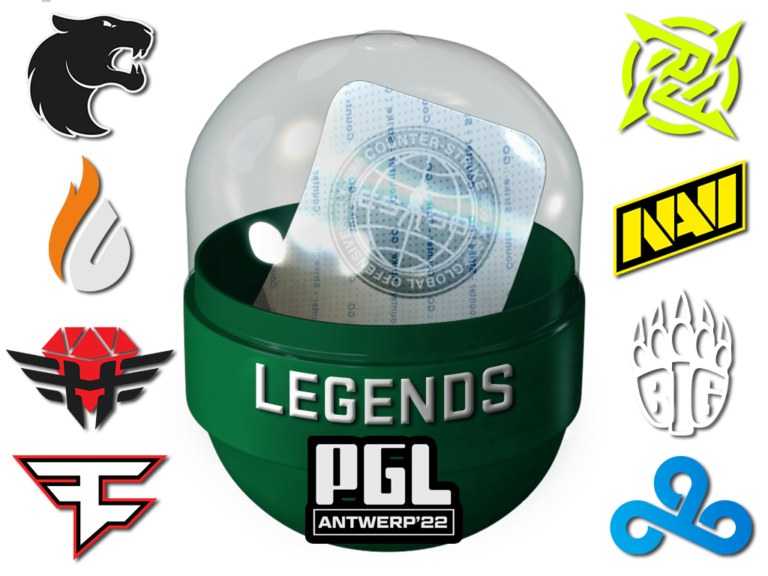 Antwerp 2022 Legends Sticker Capsule